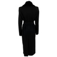 Load image into Gallery viewer, Yves Saint Laurent Vintage Black Wool Coat with Removable Mink Collar
