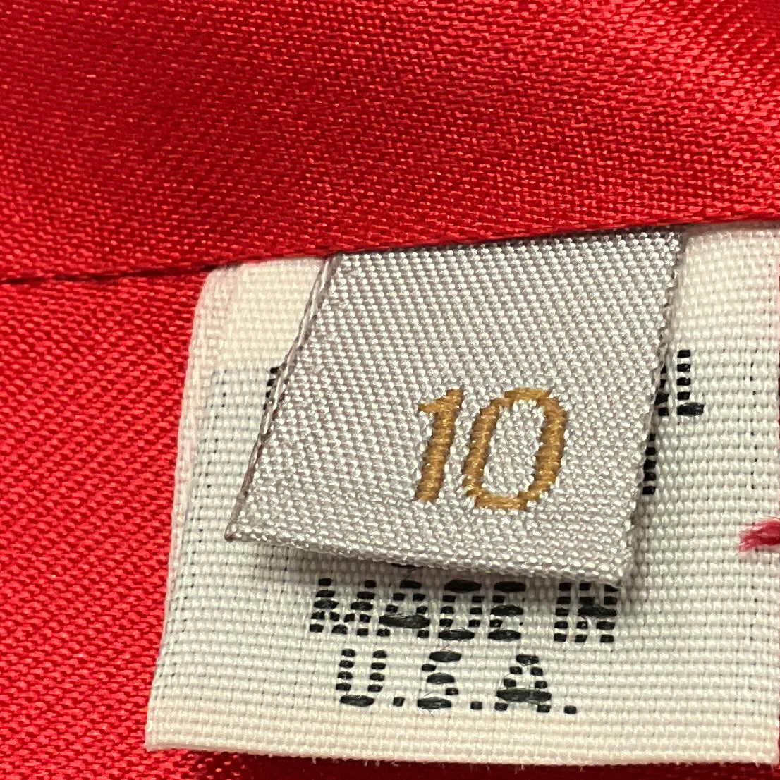 Fleurette Red / Black Fur Trimmed Mid Length Lambswool Coat