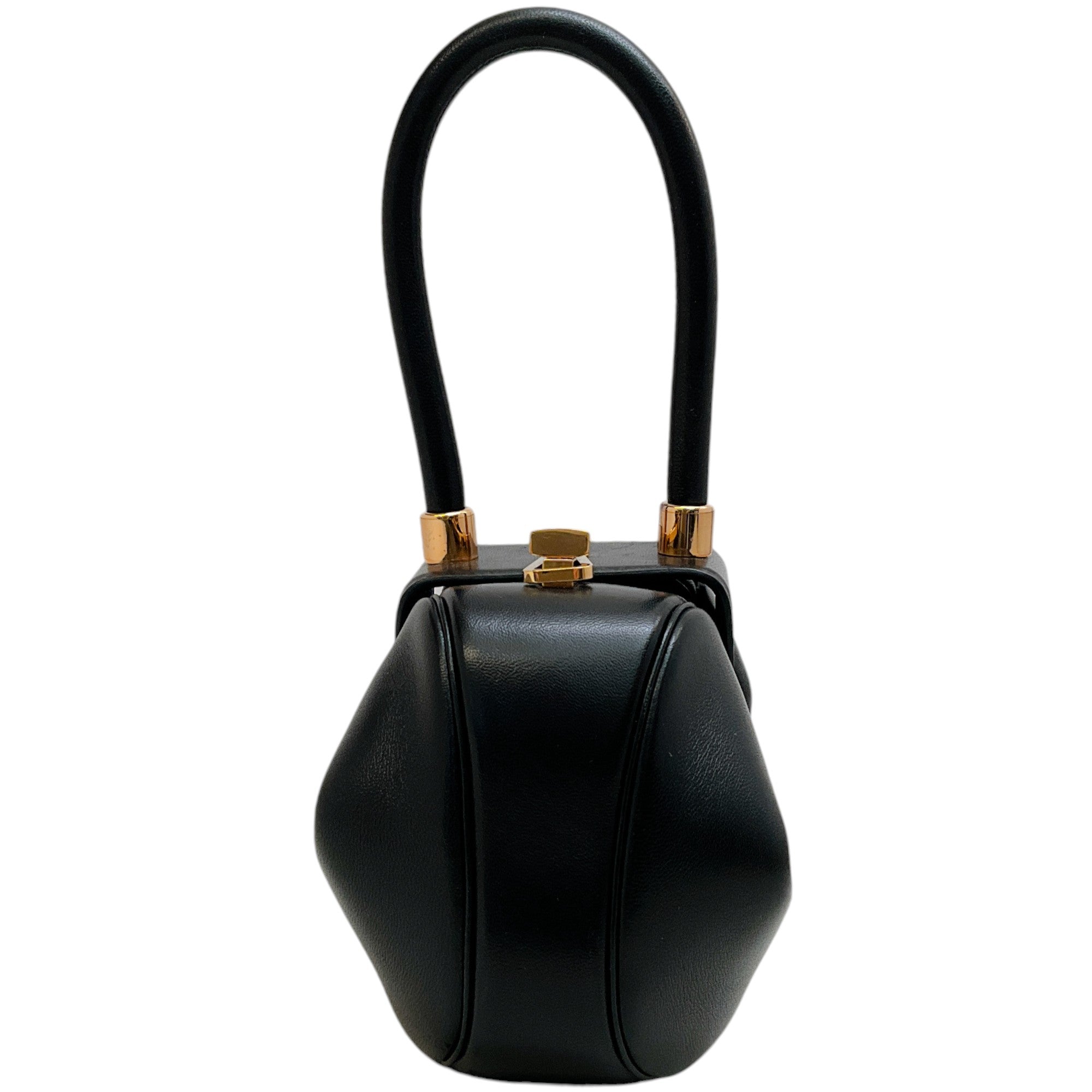 Gabriela Hearst Black Nappa Leather Demi Bag