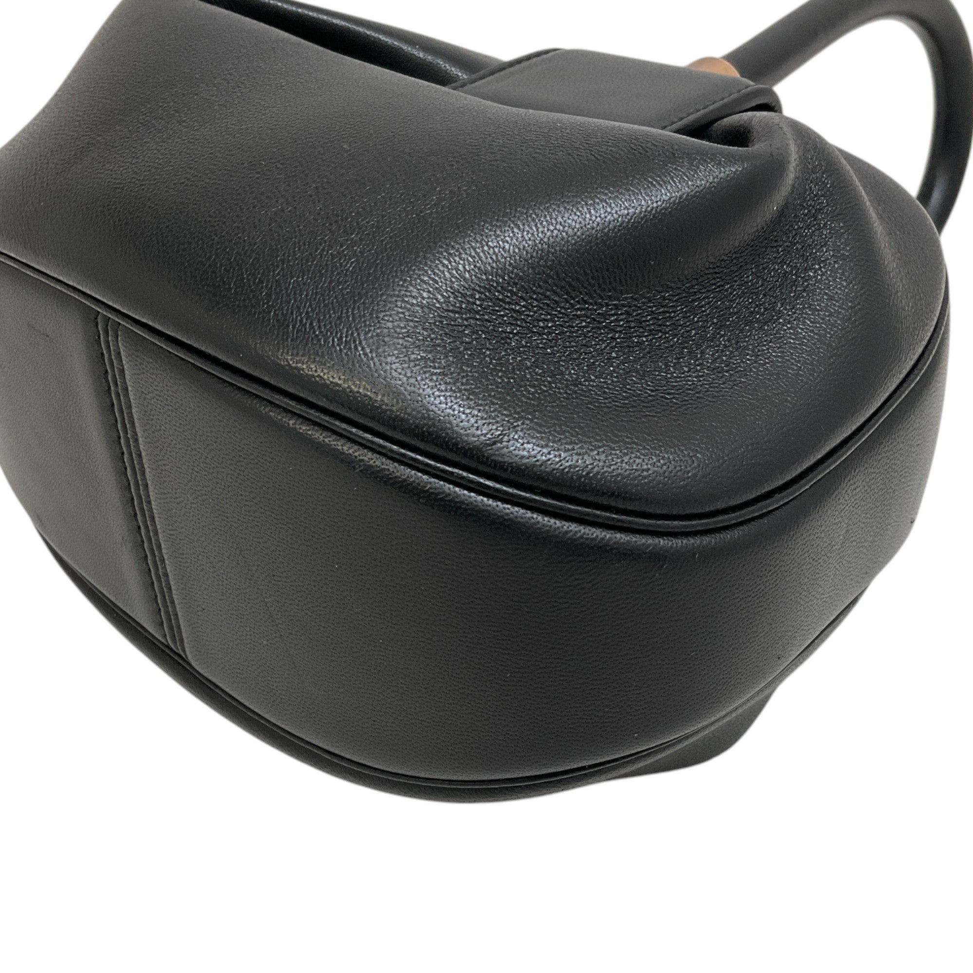 Gabriela Hearst Black Nappa Leather Demi Bag