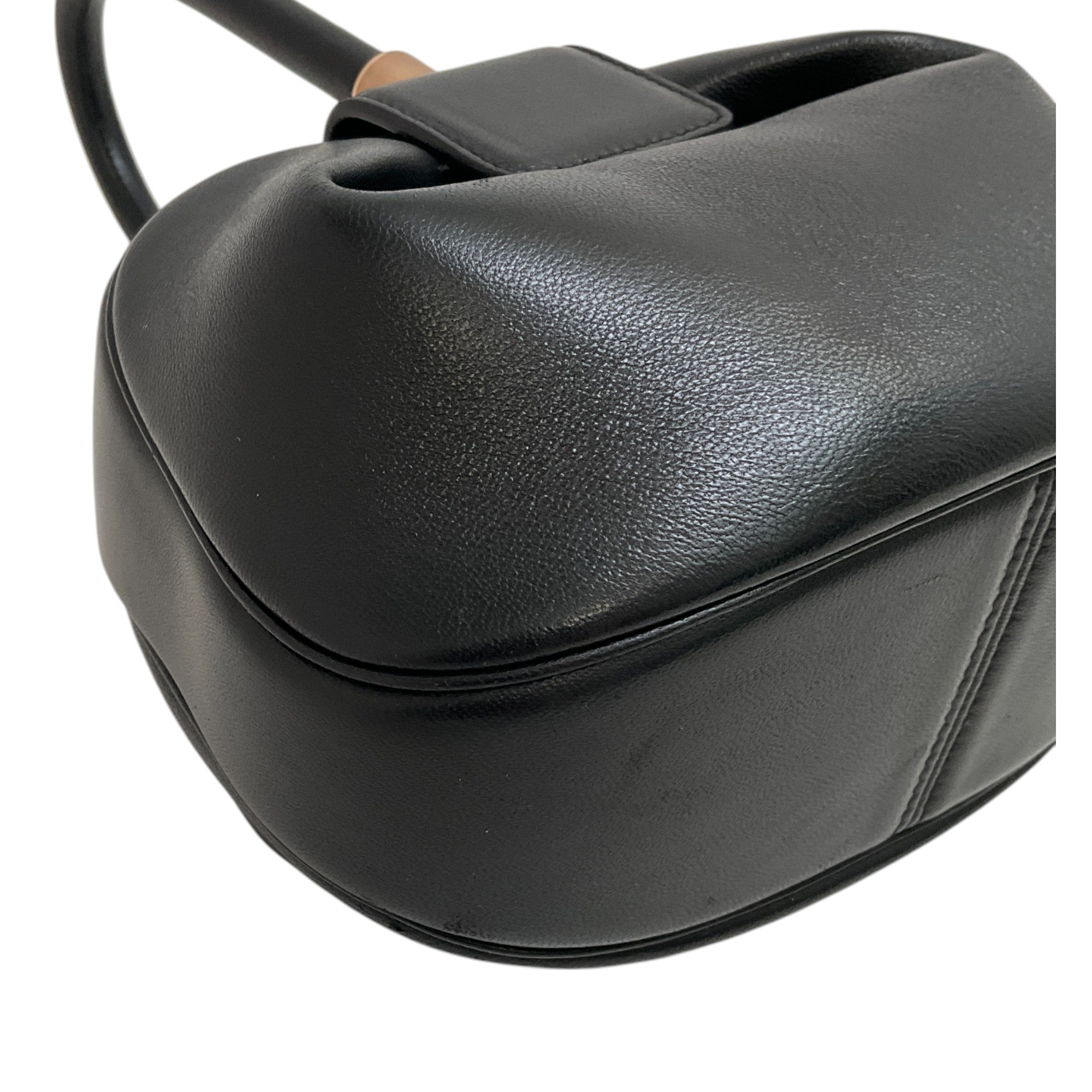 Gabriela Hearst Black Nappa Leather Demi Bag