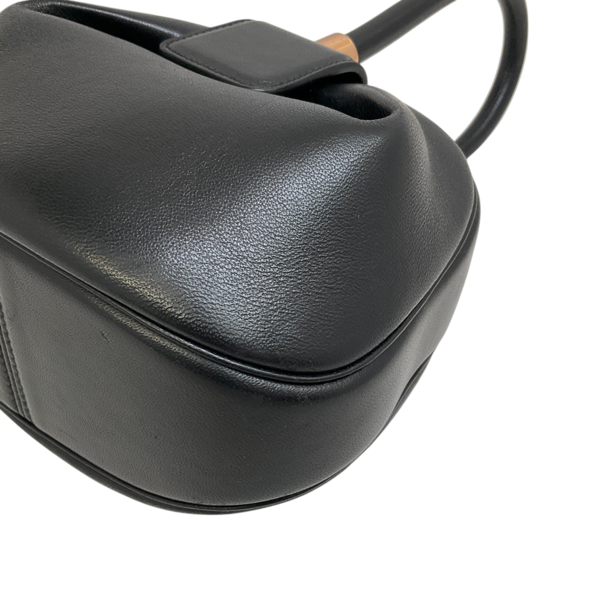 Gabriela Hearst Black Nappa Leather Demi Bag