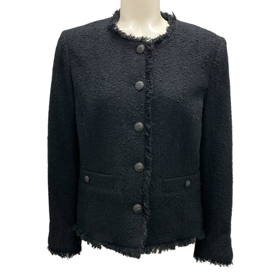 Rag & Bone Black Carmen Tweed Jacket