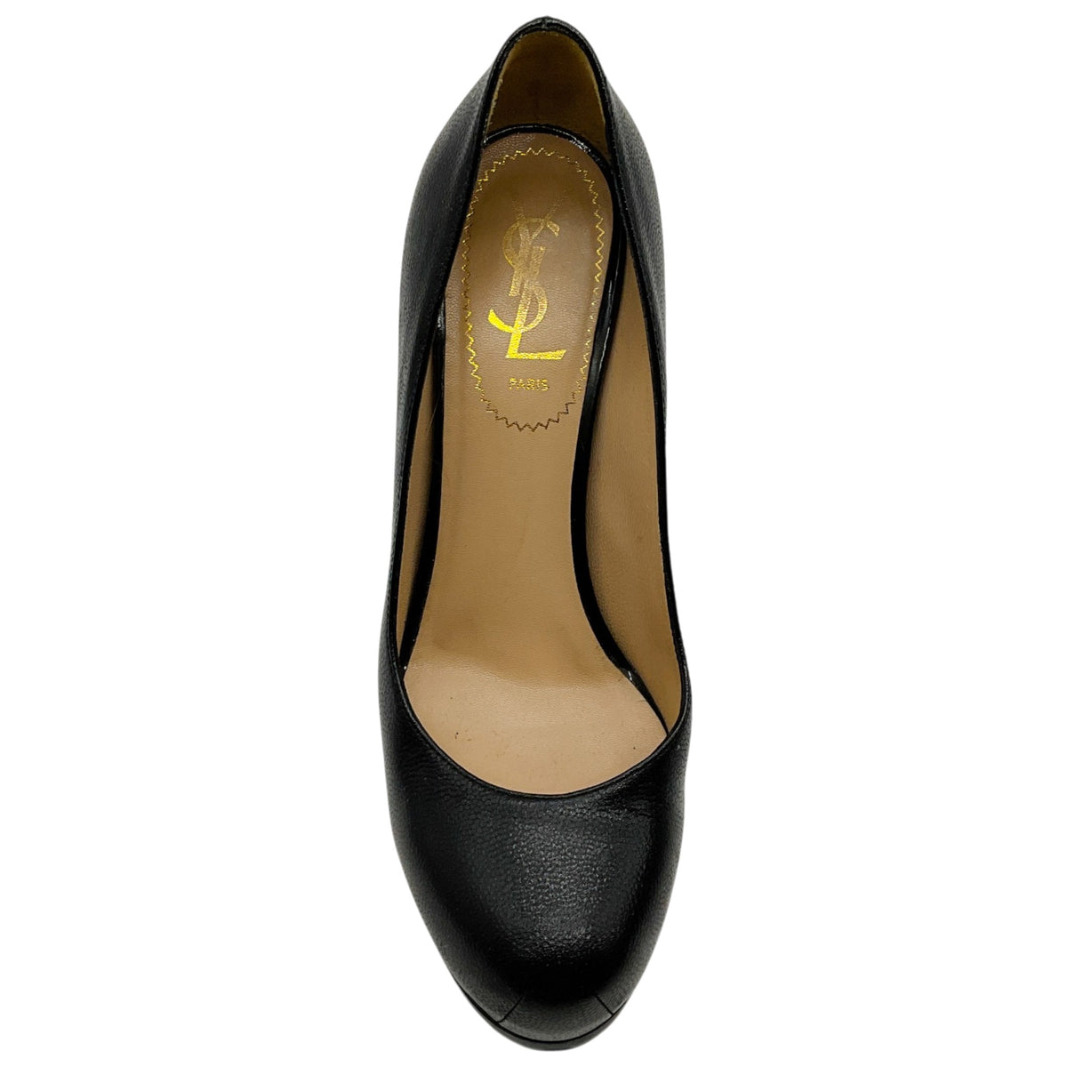 Saint Laurent Black Leather Tribute Platform Pumps