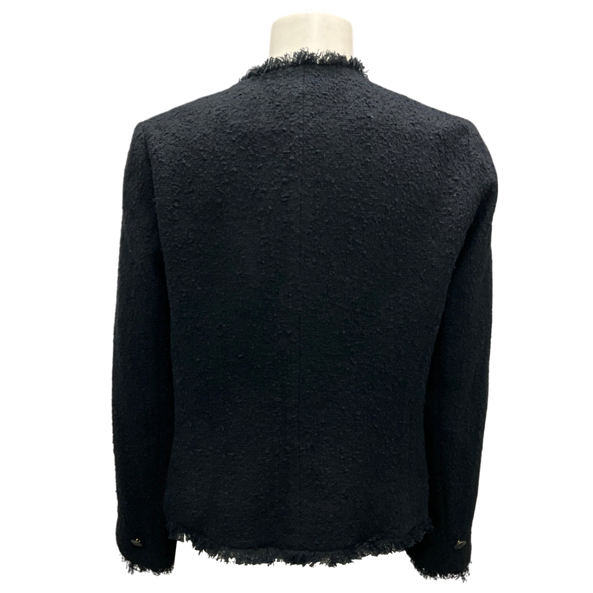 Rag & Bone Black Carmen Tweed Jacket