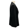 Load image into Gallery viewer, Luciano Barbera Black Classic Wool Stretch Blazer
