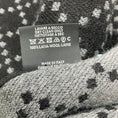 Load image into Gallery viewer, Gucci Black / Grey GG Logo Fringed Trim Wool Scarf

