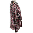 Load image into Gallery viewer, McQ by Alexander McQueen Burgundy / Black Paillettes Top
