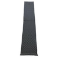 Load image into Gallery viewer, Gucci Black / Grey GG Logo Fringed Trim Wool Scarf
