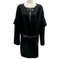 Load image into Gallery viewer, Antonio D'Errico Black Belted Crepe Jacket
