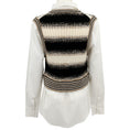 Load image into Gallery viewer, Veronica Beard Brown / White Spear Mixed Media Vest
