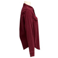 Load image into Gallery viewer, Saint Laurent Burgundy Cotton Corduroy Western Shirt
