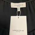 Load image into Gallery viewer, Lafayette 148 New York Black Long Sleeved Silk Chiffon Top with Elastic Waist
