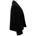 Load image into Gallery viewer, Chanel Black Wool Cropped Open Front Jacket
