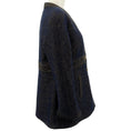 Load image into Gallery viewer, Chanel Navy Blue / Gold Wool Tweed Jacket With Gripoix Buttons
