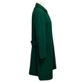 Load image into Gallery viewer, Piazza Sempione Green Mid Length Button Front Wool and Cashmere Coat

