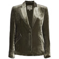 Load image into Gallery viewer, L'Agence Ivy Green Chamberlain Velvet Blazer
