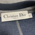 Load image into Gallery viewer, Christian Dior Charcoal Grey / Navy / Burgundy Zip Front Wool Swing Coat
