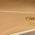 Load image into Gallery viewer, Salvatore Ferragamo Beige / Gold Buckle Leather Ballet Flats with Grosgrain Bow
