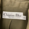 Load image into Gallery viewer, Christian Dior Olive Structured Wool and Silk Vest
