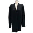 Load image into Gallery viewer, The Row Black Open Cashmere Knit Duster Cardigan Sweater
