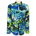 Load image into Gallery viewer, Stella McCartney Blue Multi Floral Print Silk Blouse

