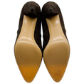 Load image into Gallery viewer, Casadei Brown Stretch Suede Sock Booties
