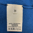Load image into Gallery viewer, Hermes Blue Long Sleeved V-Neck Cashmere and Silk Knit Sweater
