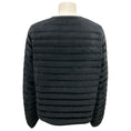 Load image into Gallery viewer, Fabiana Filippi Black Zip-Front Quilted Down Puffer Velvet Jacket
