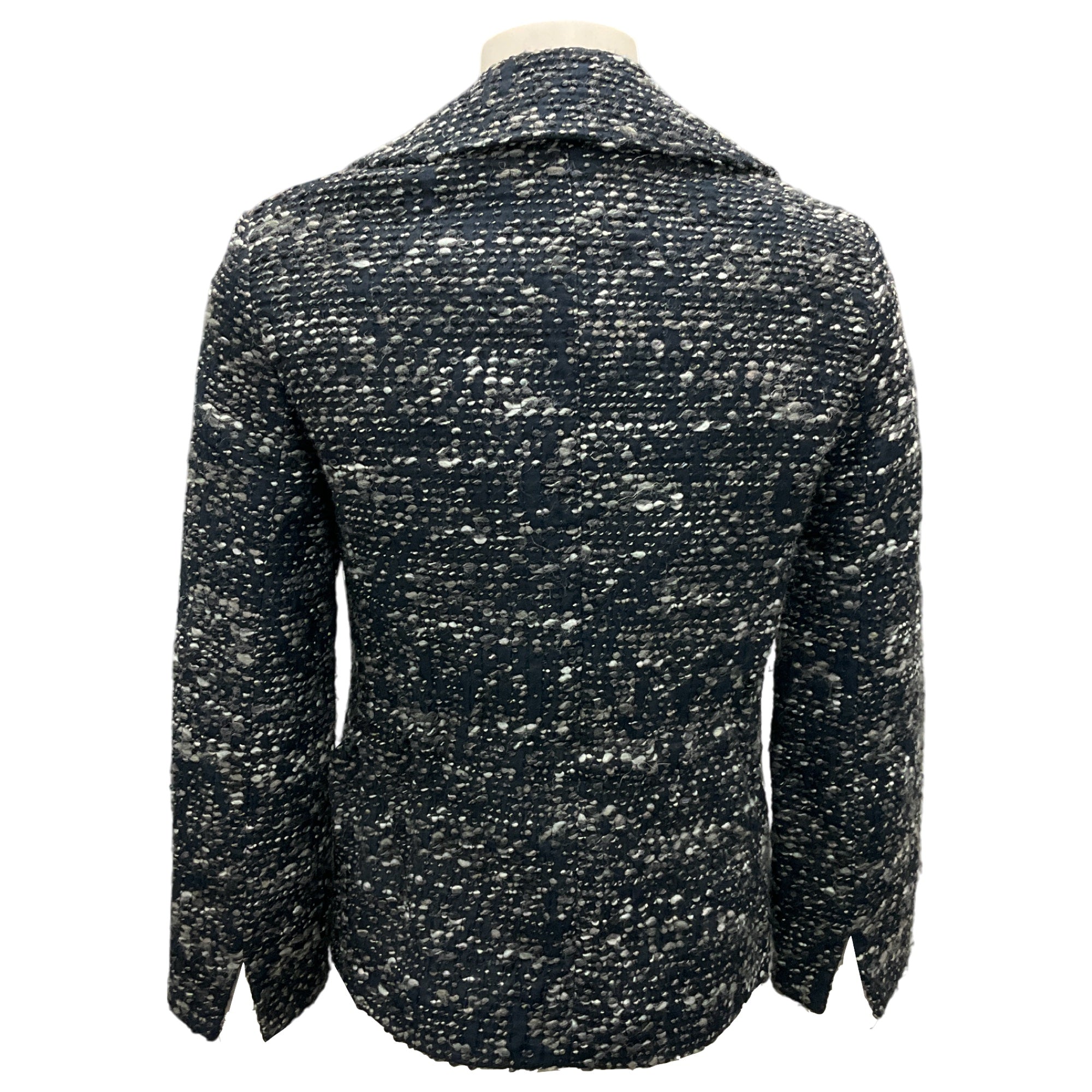 Akris Punto Navy Blue / Grey Tweed Jacket