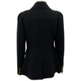 Load image into Gallery viewer, A.L.C. Black Ponte Knit Amelia Jacket with Gold Buttons
