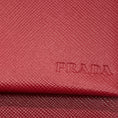 Load image into Gallery viewer, Prada Red Saffiano Leather Clutch Bag
