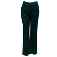Load image into Gallery viewer, Chloe Lightless Green Wool Trouser Pants
