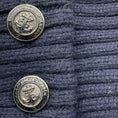 Load image into Gallery viewer, Chanel Navy / Ecru 2018 Wool and Cashmere Knit Collar
