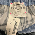 Load image into Gallery viewer, forte_forte Stone Blue Grey Leopard Printed Wide Leg Velvet Le Stampe Pants
