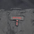 Load image into Gallery viewer, Escada Pink / Black Wool Knit Funnel Neck Jacket
