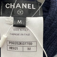 Load image into Gallery viewer, Chanel Navy / Ecru 2018 Wool and Cashmere Knit Collar
