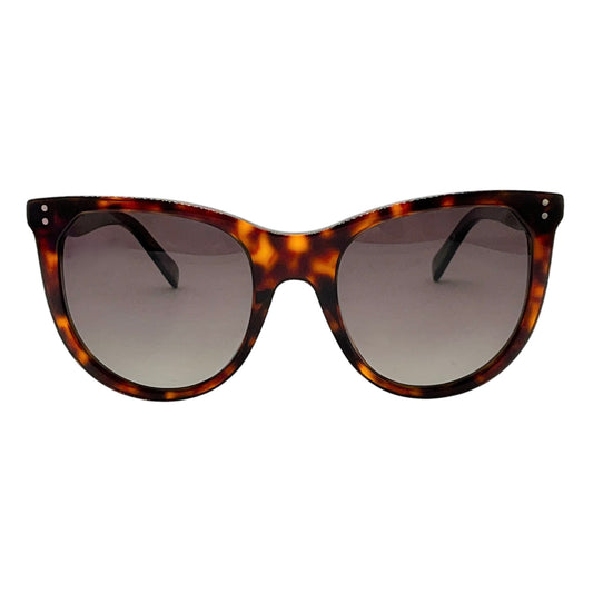 Celine Brown Tortoiseshell Acetate Cat Eye Sunglasses