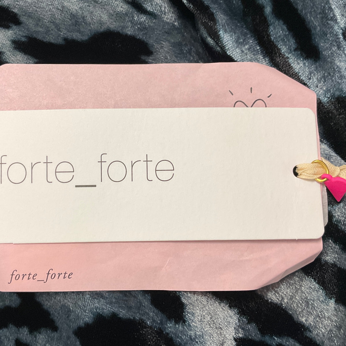 forte_forte Stone Blue Grey Leopard Printed Wide Leg Velvet Le Stampe Pants