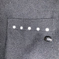 Load image into Gallery viewer, Chanel Black Faux Pearl Embellished Cotton and Cashmere Knit Dress with CC Logo Plate
