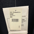 Load image into Gallery viewer, Chanel Navy / White 2016 Cashmere Knit Long Cardigan Sweater with Silver CC Logo Buttons
