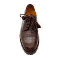 Load image into Gallery viewer, Ralph Lauren Brown Crocodile Skin Leather Oxford Shoes
