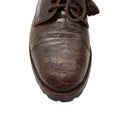 Load image into Gallery viewer, Ralph Lauren Brown Crocodile Skin Leather Oxford Shoes
