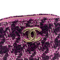Load image into Gallery viewer, Chanel Purple Tweed Mini Crossbody Bag
