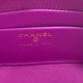 Load image into Gallery viewer, Chanel Purple Tweed Mini Crossbody Bag
