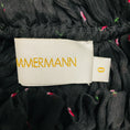 Load image into Gallery viewer, Zimmermann Black / Pink Floral Sheer Silk Chiffon Midi Dress with Slip
