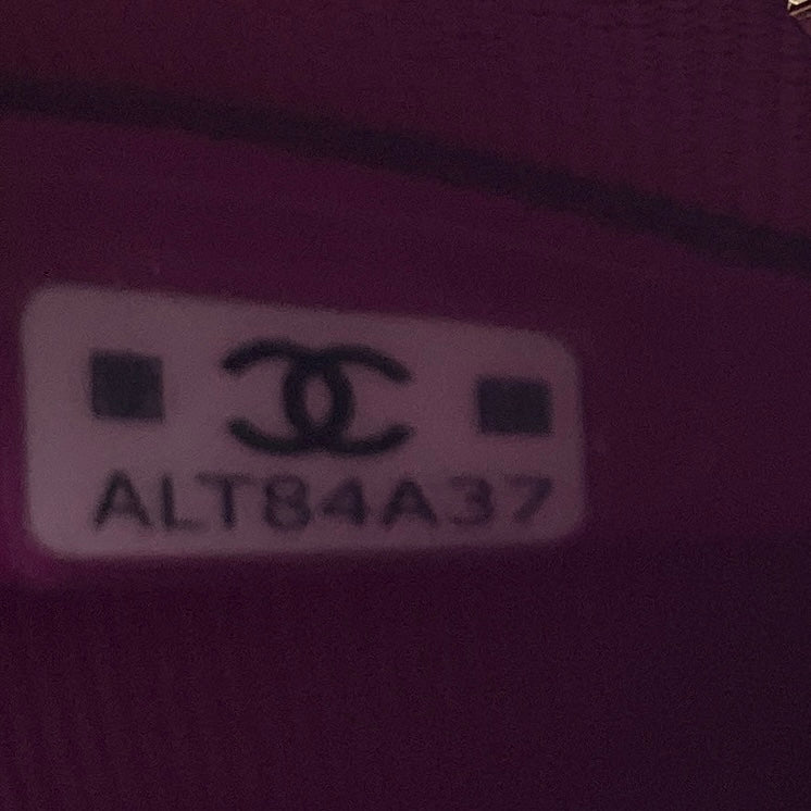 Chanel Purple Tweed Mini Crossbody Bag