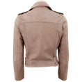 Load image into Gallery viewer, All Saints Blush Pink Leather Wyatt Zip Biker Jacket
