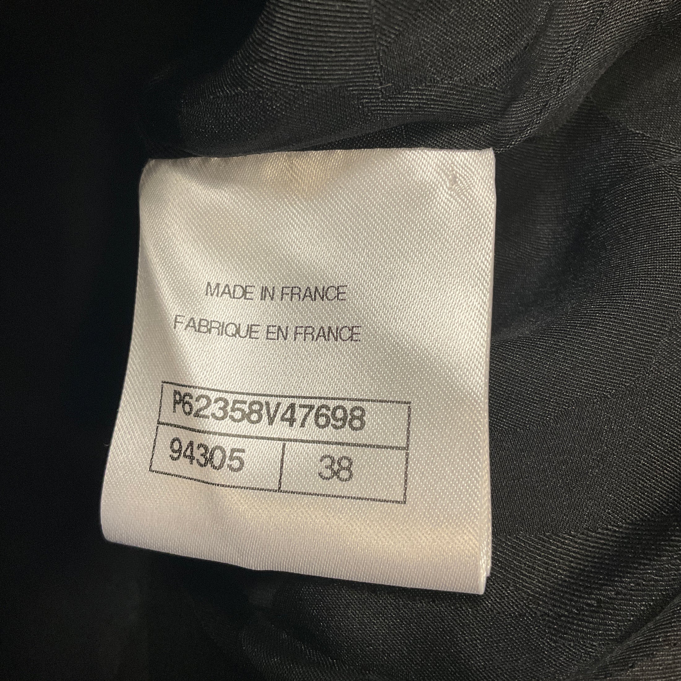 Chanel Black Wool and Alpaca Tweed Jacket with CC Logo Snowflake Buttons