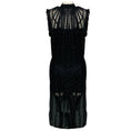 Load image into Gallery viewer, Zimmermann Black / Pink Floral Sheer Silk Chiffon Midi Dress with Slip
